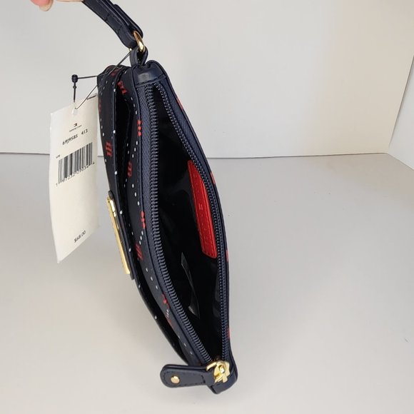 Tommy Hilfiger Navy Blue Cosmetics Bag, Wristlet, Clutch, Small Bag - NWT - Picture 5 of 5
